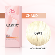 Shinefinity 09/3 Blond très clair doré, Wella Professionals, 60ml