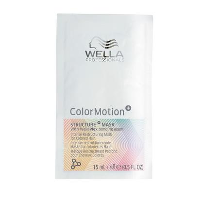 ColorMotion+ Masque Structure+ révélateur de couleur pour cheveux colorés et abîmés, Wella Professionals, 15ml