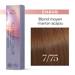 Illumina Color 7/75 Blond moyen marron acajou (nouveau)