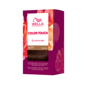 Color Touch Fresh-Up-Kit 4/77 Châtain Marron Intense, coloration semi-permanente, Wella Professionals, 130ml